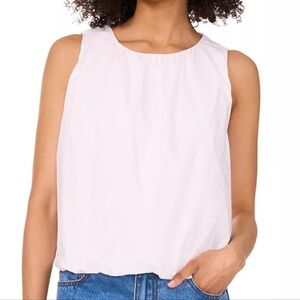 Elegant White Sleeveless Top